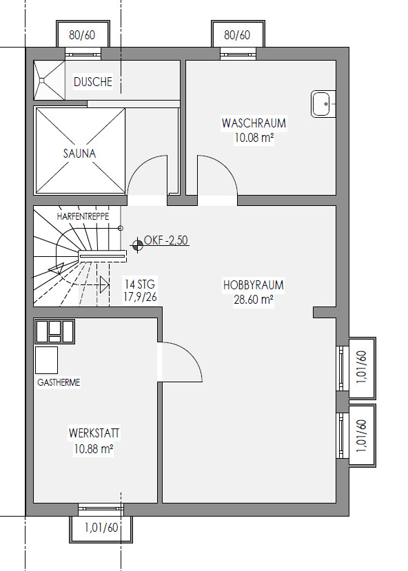 Grundriss Kellergeschoss