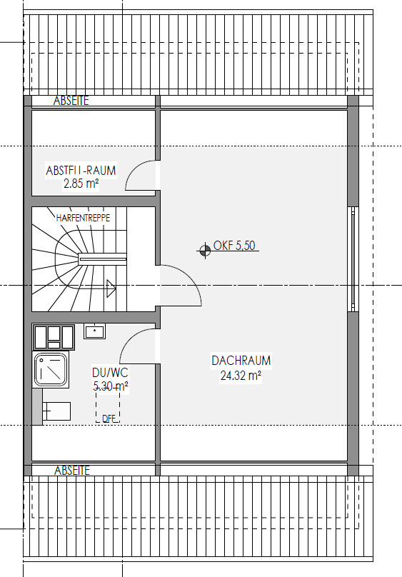 Grundriss Dachgeschoss