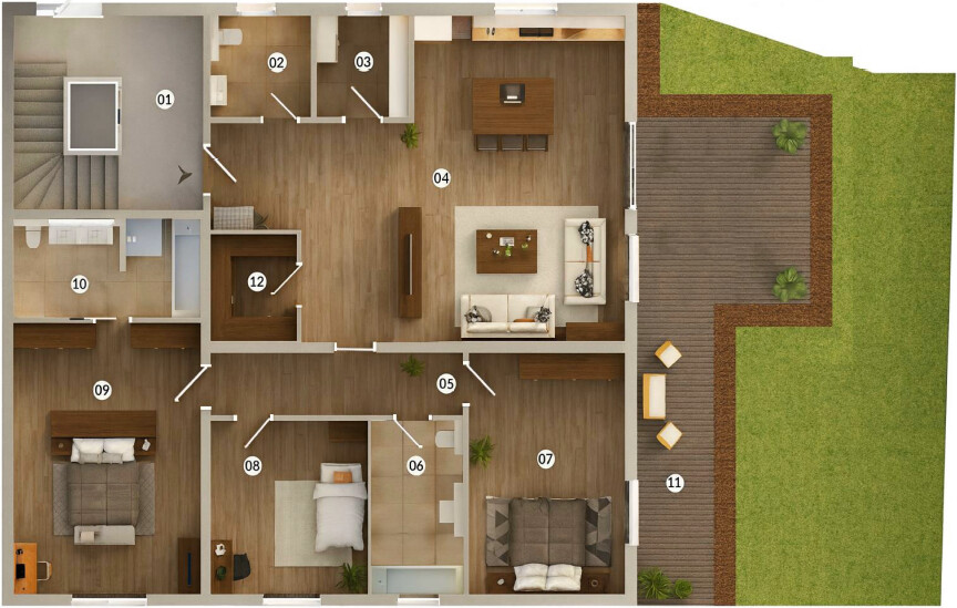 Wohnung Erdgeschoss