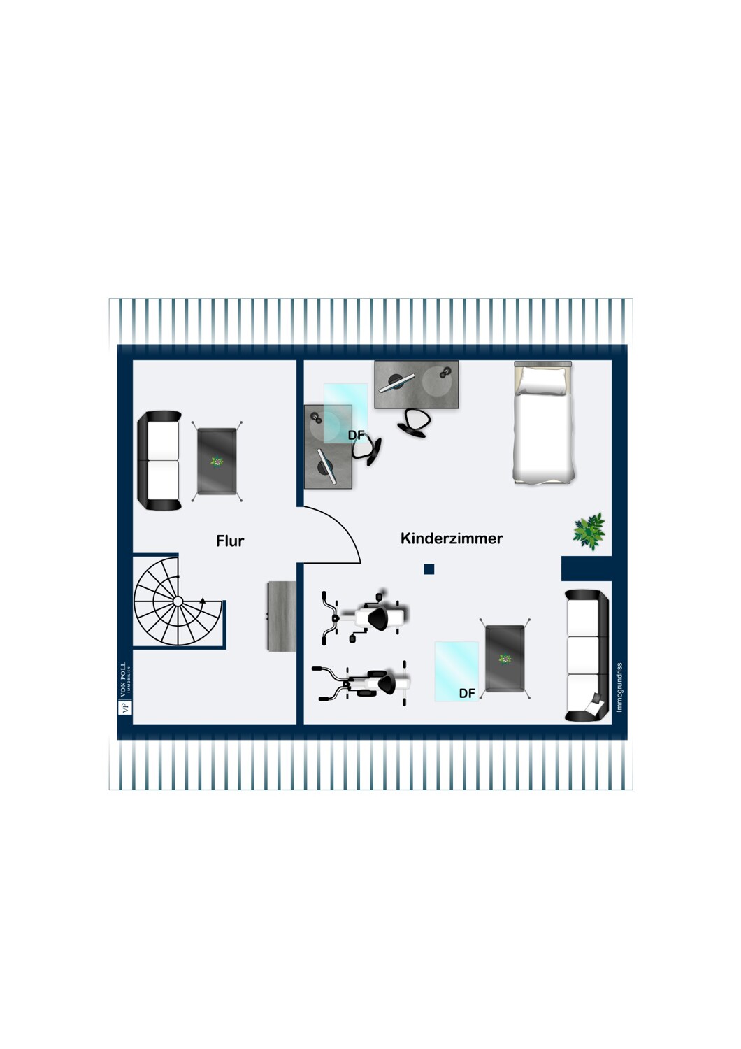 Grundriss Spitzboden