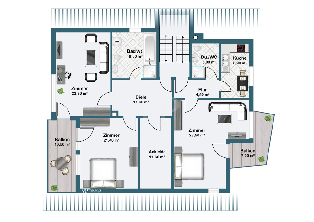 Dachgeschoss + Einliegerwohnung Dachgeschoss + Einliegerwohnung
