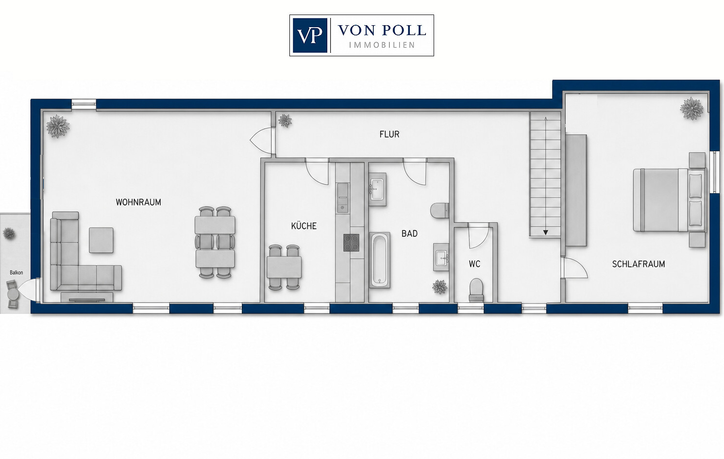 Grundriss OG Vorderhaus