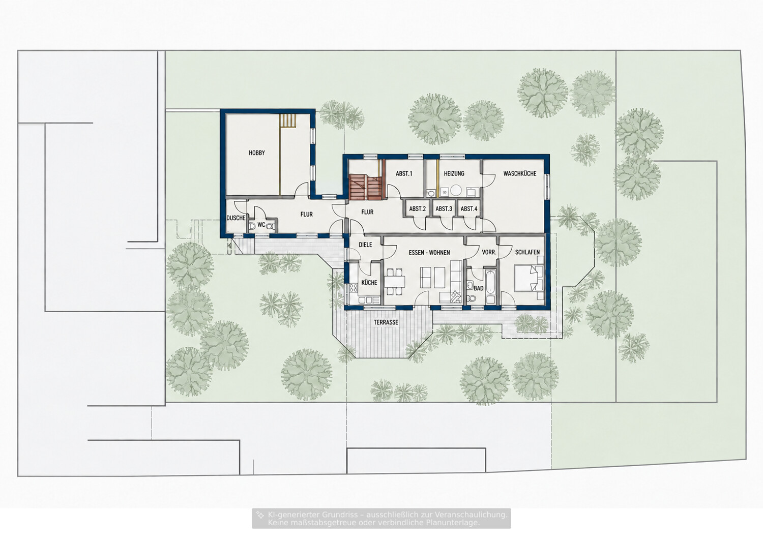 Grundriss Terrassengeschoss