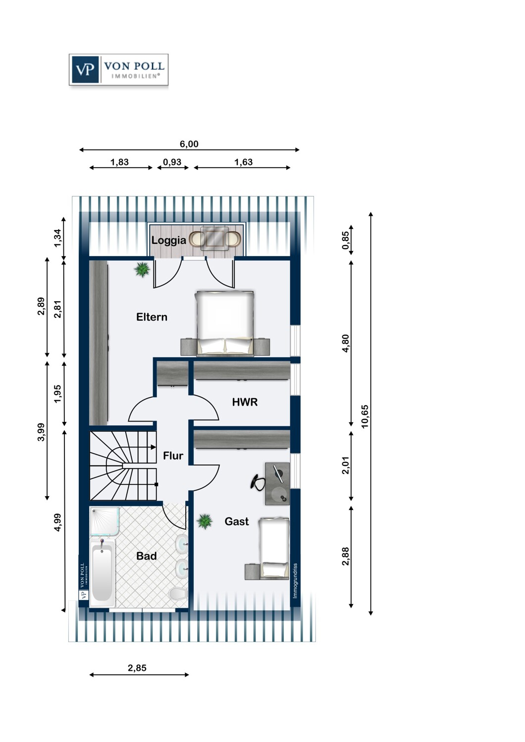 Grundriss 1. Obergeschoss
