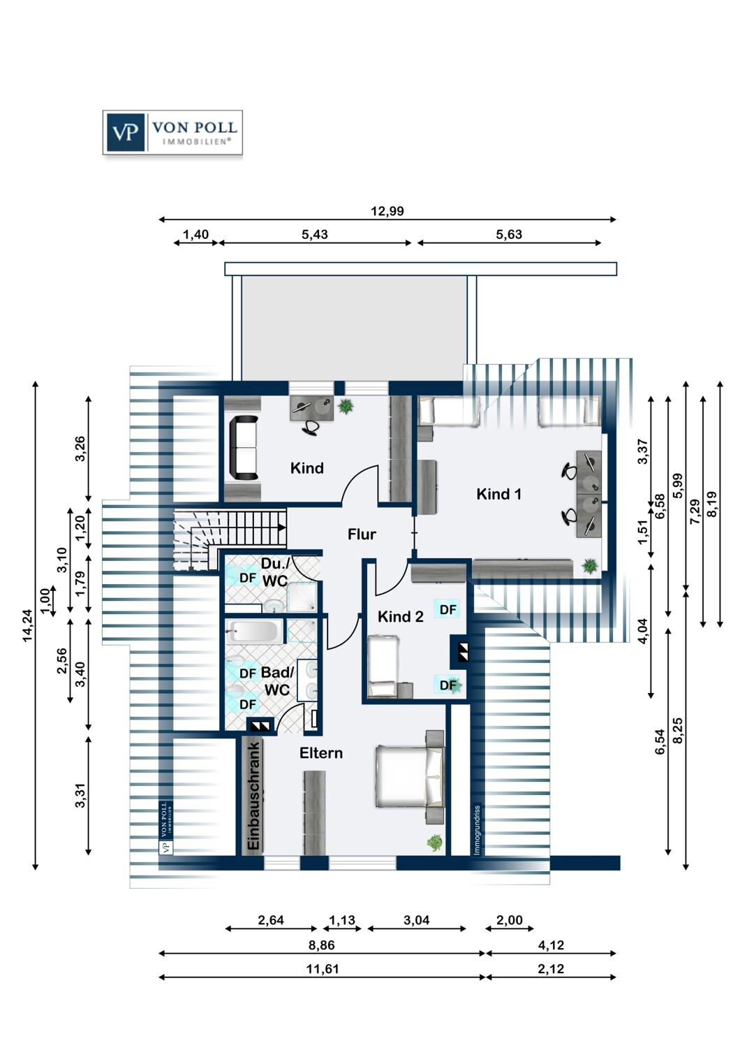 Grundriss Dachgeschoss