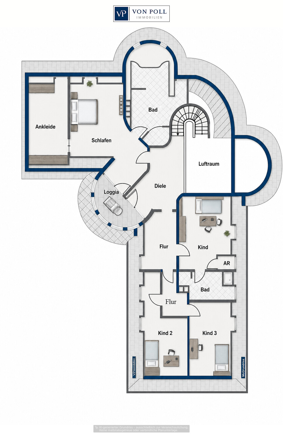 Grundrissvariante  Dachgeschoss