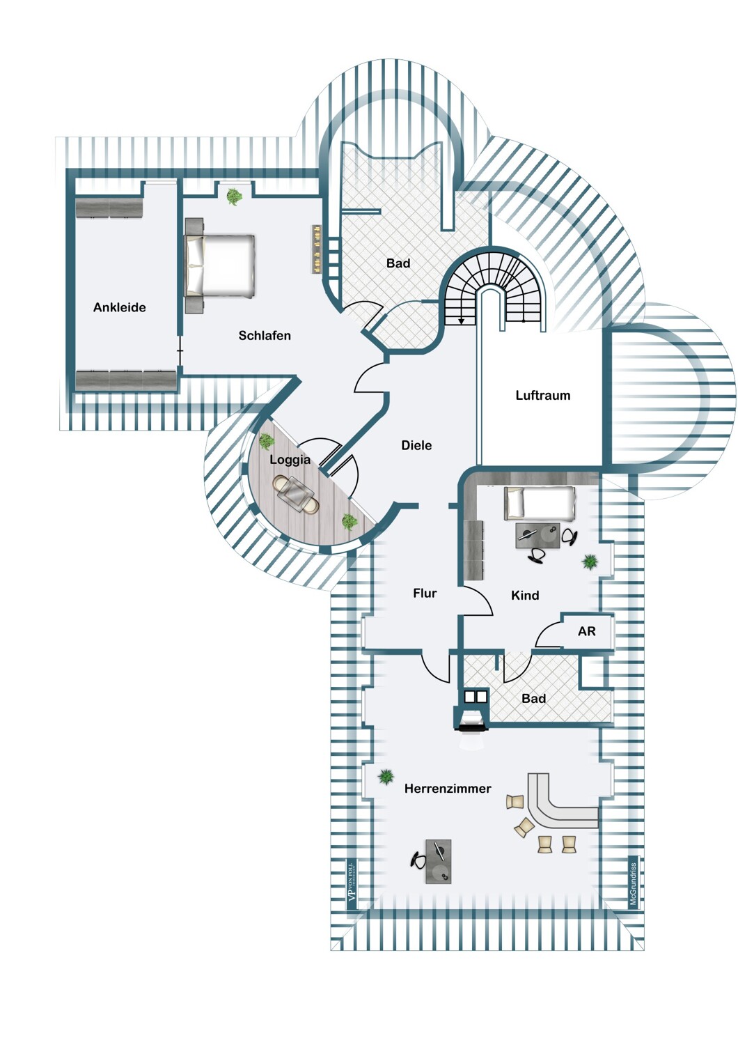 Grundriss Dachgeschoss