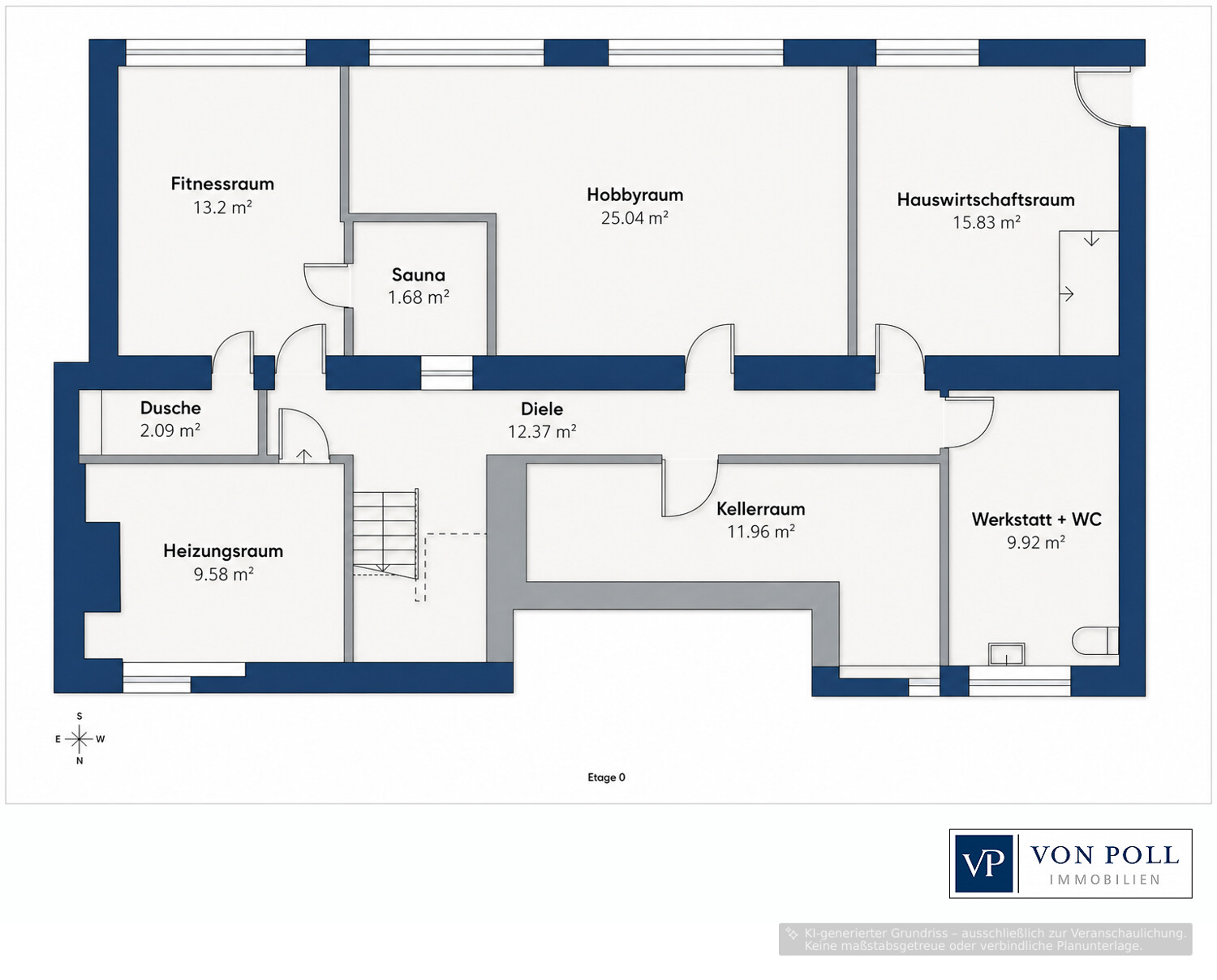 Grundriss Kellergeschoss