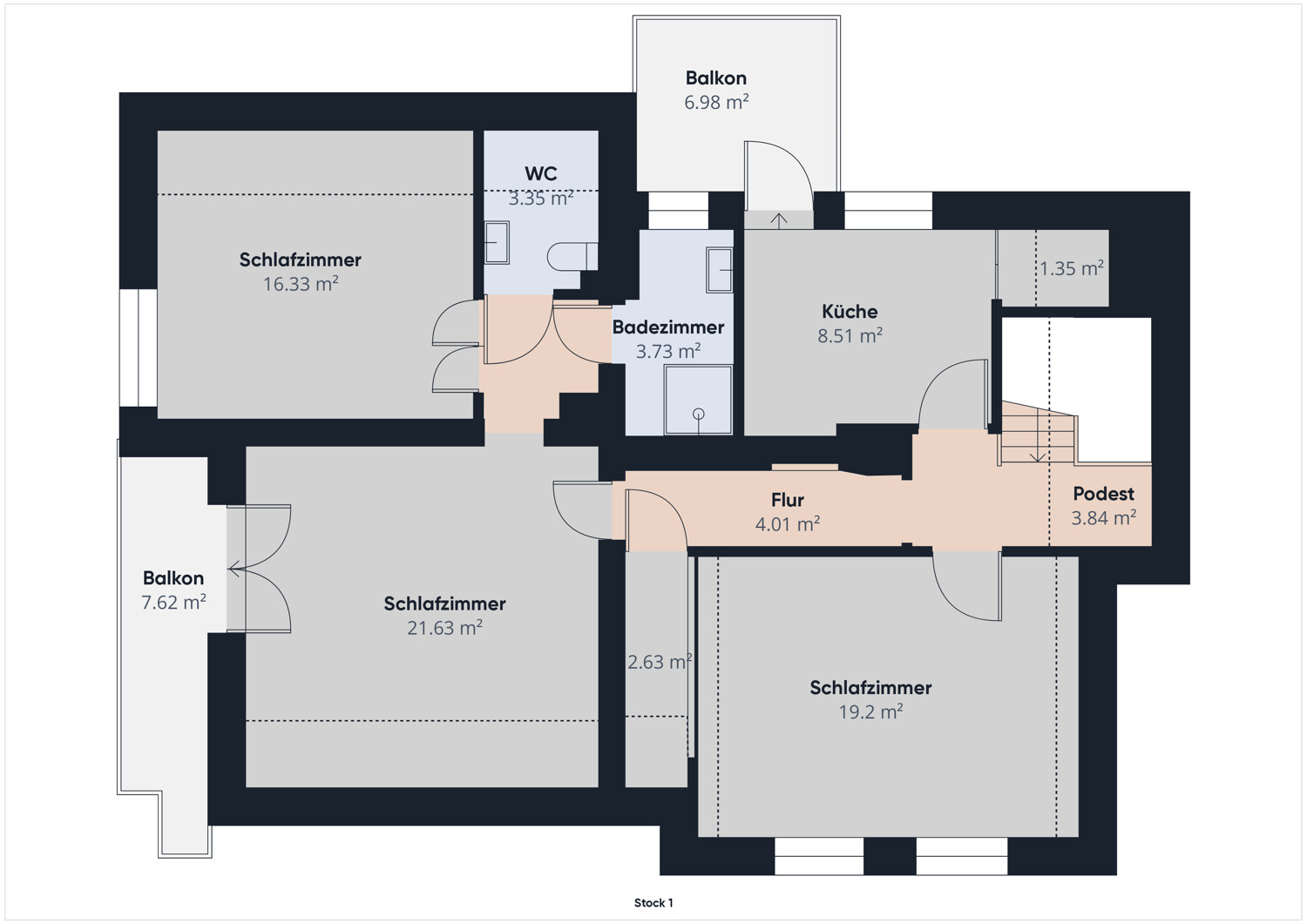 Grundriss Dachgeschoss
