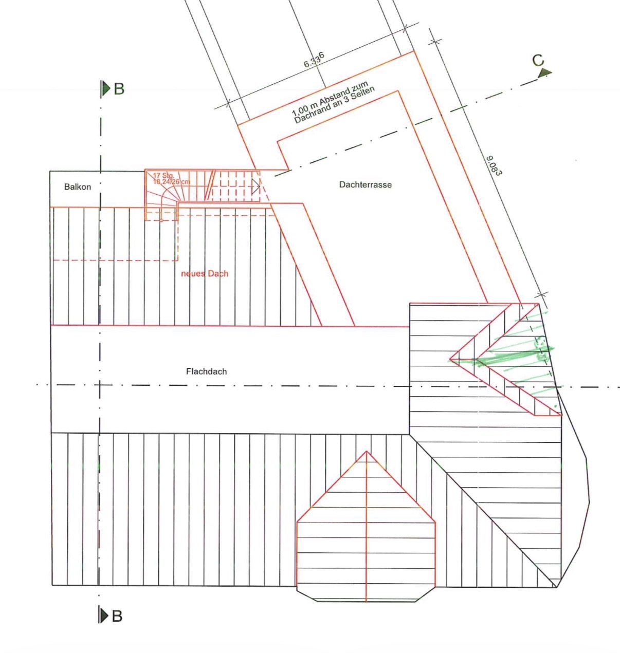 Penthaus Dachterrasse