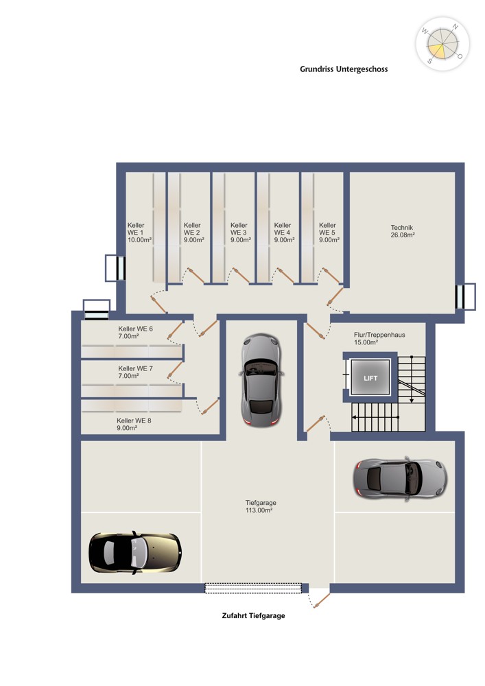 Grundriss Untergeschoss Grundriss Untergeschoss