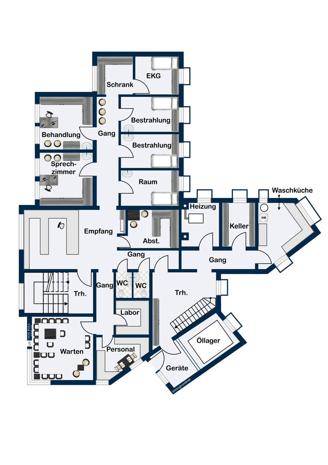 Grundriss 1. UG Grundriss 1. UG