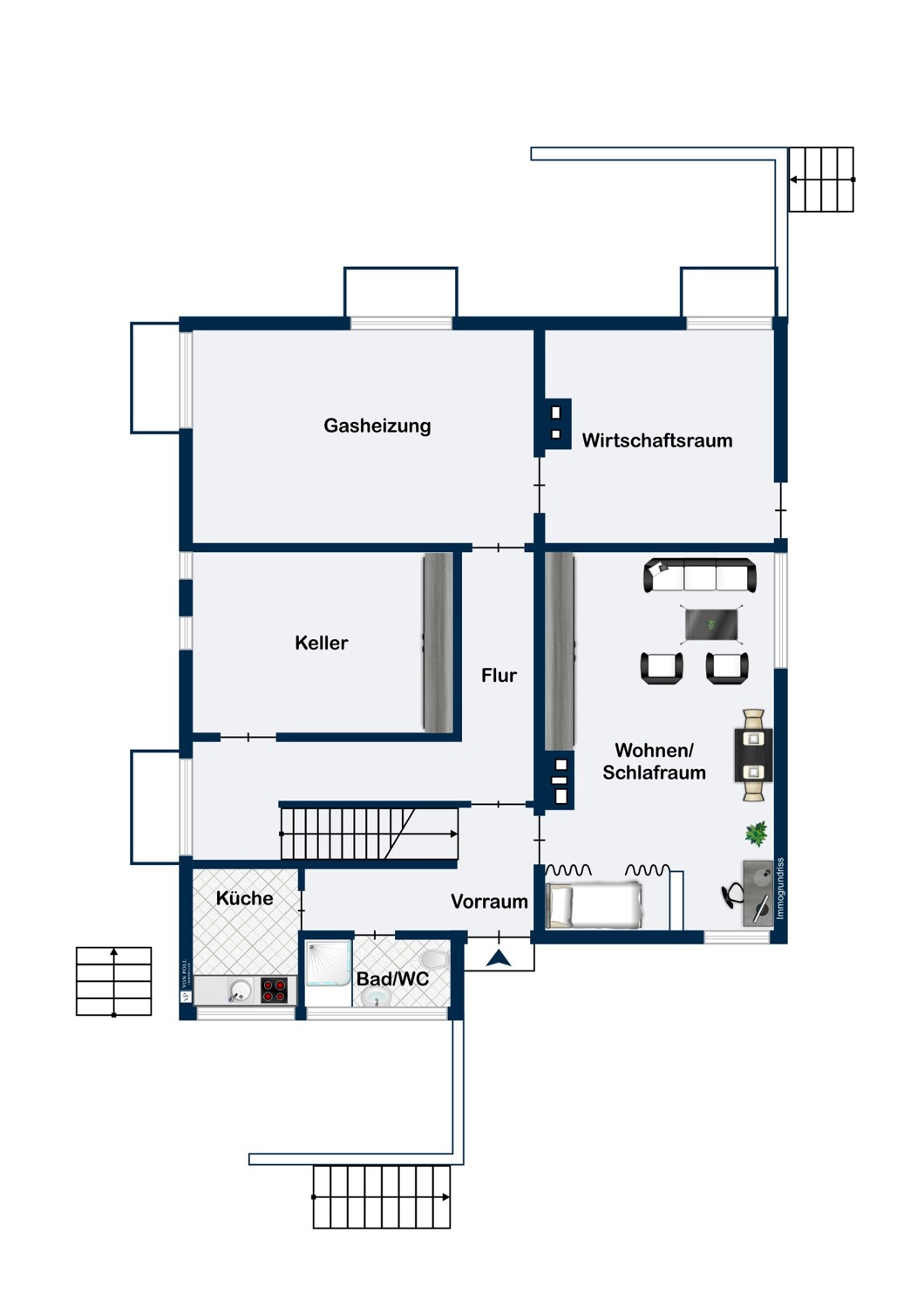 Grundriss Untergeschoss