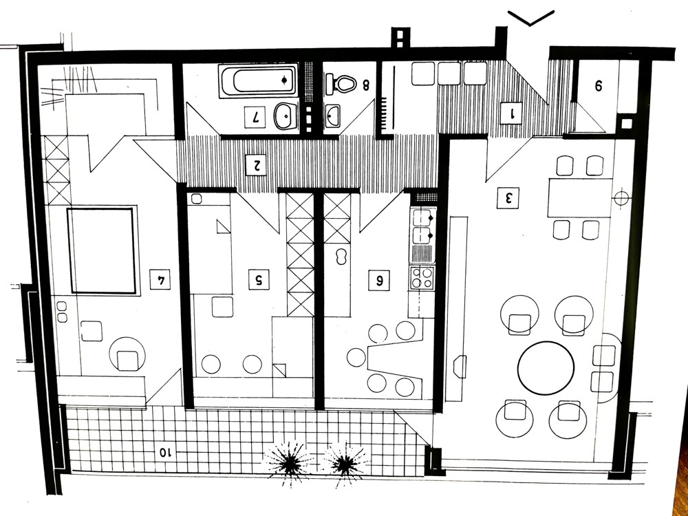 Grundriss 3 Zimmerohnung Grundriss 3 Zimmerohnung