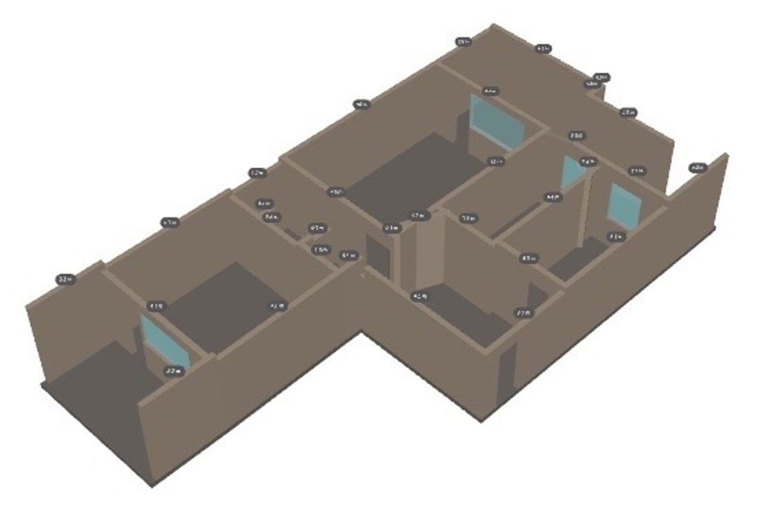 Grundriss 3 D