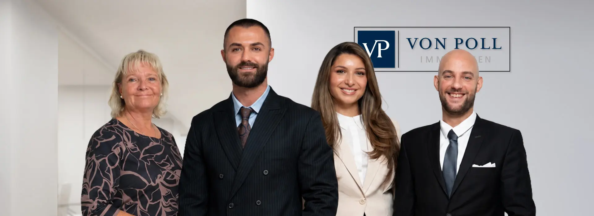 VON POLL IMMOBILIEN – Immobilienmakler Seligenstadt – Teambild