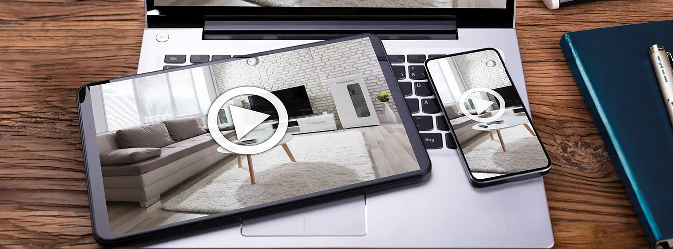 VON POLL IMMOBILIEN – Technologie-Blog Header-Image – Virtuelle Besichtigung: Immobilien als digitale Erlebniswelt für Ihre Interessenten