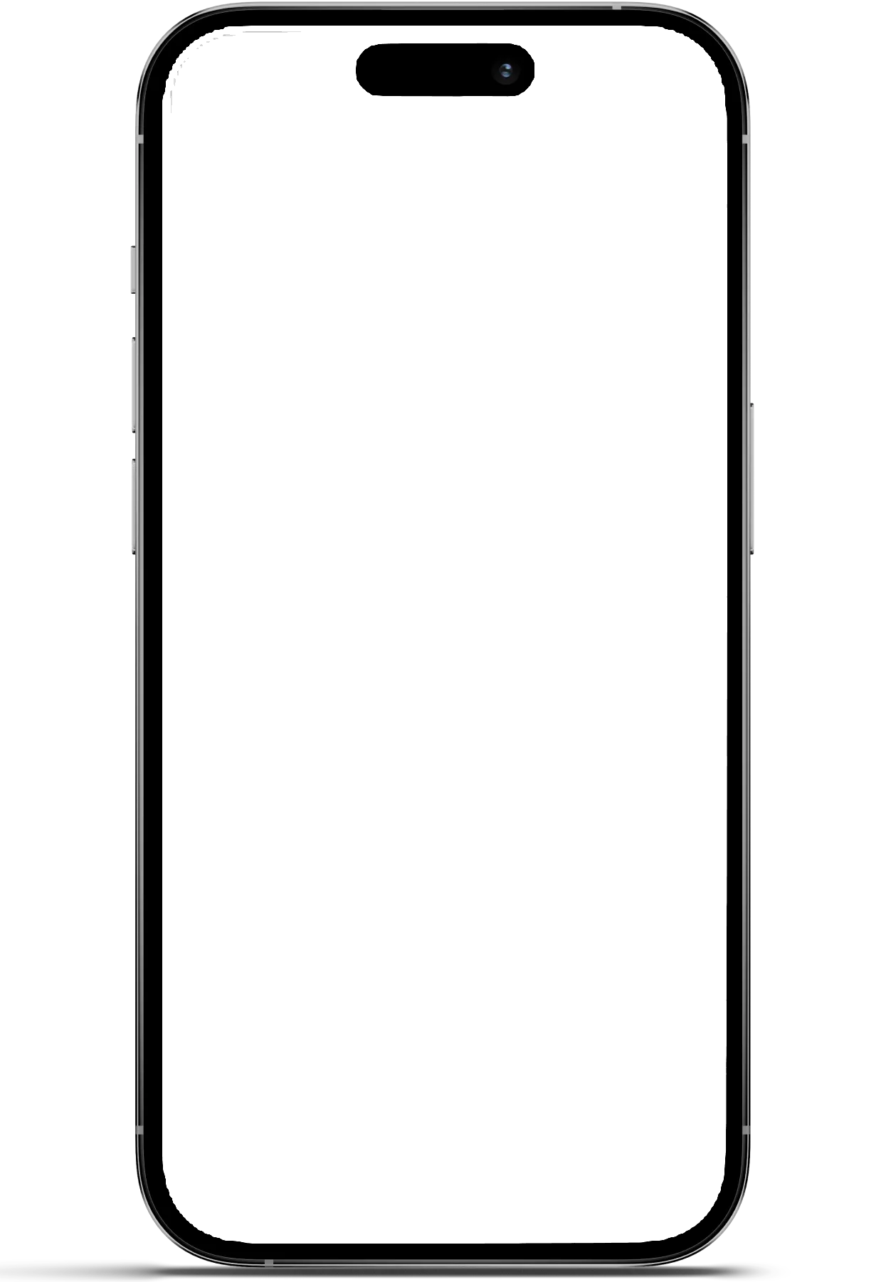 iphone with a blue background and icon inside